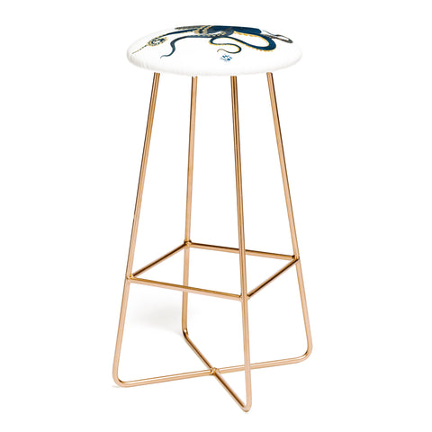 SpaceFrogDesigns Metallic Octopus IV Bar Stool