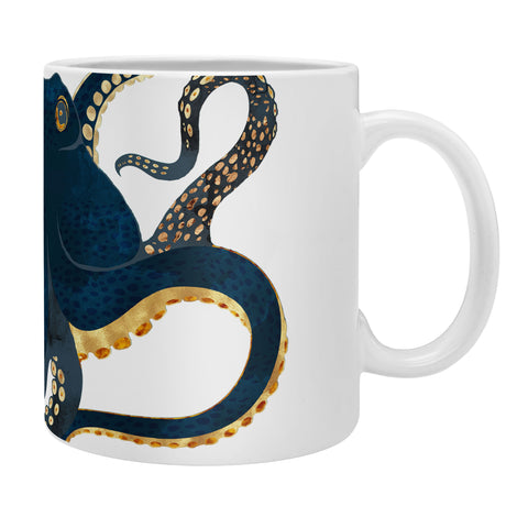 SpaceFrogDesigns Metallic Octopus IV Coffee Mug