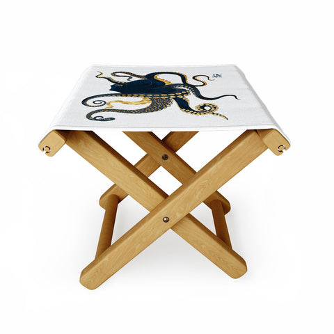 SpaceFrogDesigns Metallic Octopus IV Folding Stool