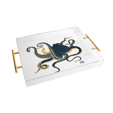 SpaceFrogDesigns Metallic Octopus IV Acrylic Tray
