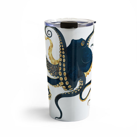 SpaceFrogDesigns Metallic Octopus IV Travel Mug