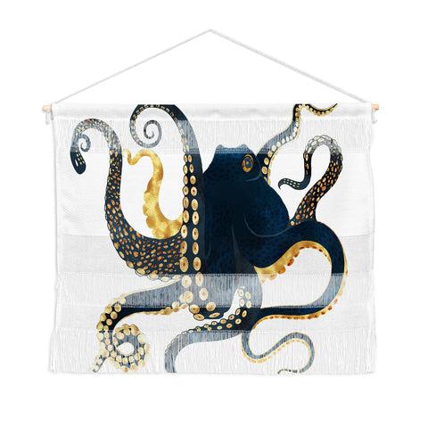SpaceFrogDesigns Metallic Octopus IV Wall Hanging Landscape