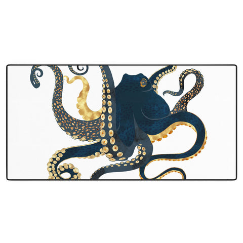 SpaceFrogDesigns Metallic Octopus IV Desk Mat