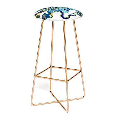 SpaceFrogDesigns Metallic Octopus VI Bar Stool