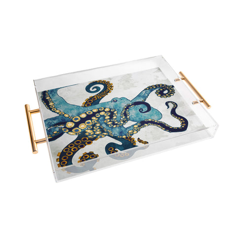 SpaceFrogDesigns Metallic Octopus VI Acrylic Tray
