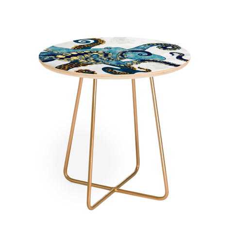 SpaceFrogDesigns Metallic Octopus VI Round Side Table