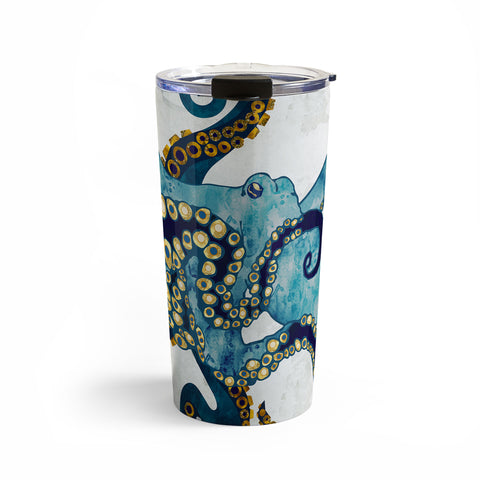 SpaceFrogDesigns Metallic Octopus VI Travel Mug