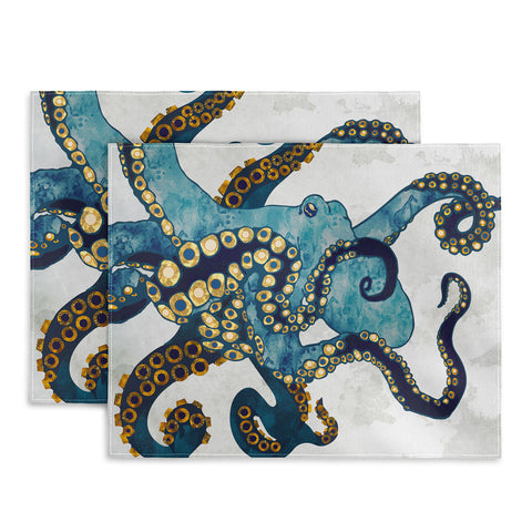 SpaceFrogDesigns Metallic Octopus VI Placemat