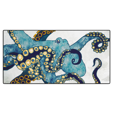 SpaceFrogDesigns Metallic Octopus VI Desk Mat