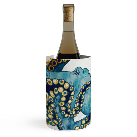 SpaceFrogDesigns Metallic Octopus VI Wine Chiller