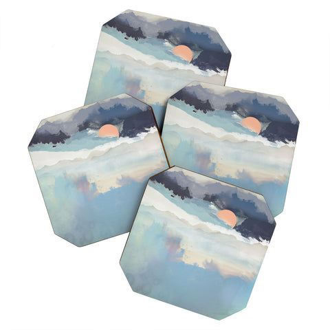 SpaceFrogDesigns Mountain Dream Coaster Set