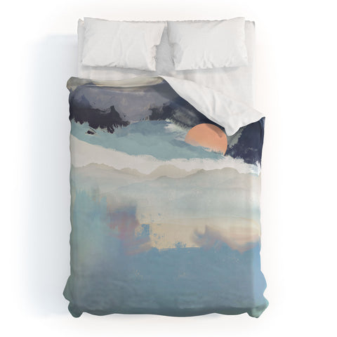 SpaceFrogDesigns Mountain Dream Duvet Cover