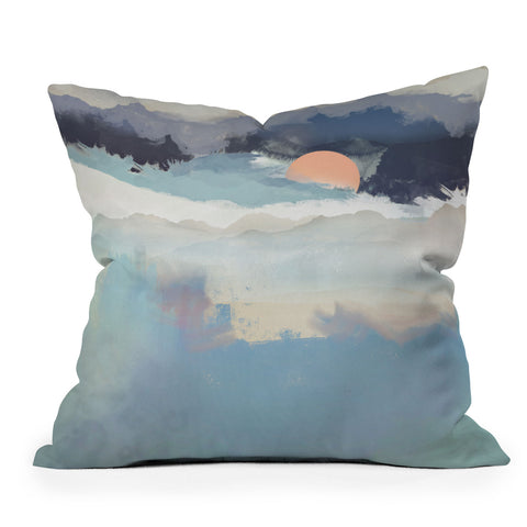 SpaceFrogDesigns Mountain Dream Outdoor Throw Pillow