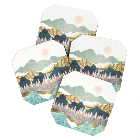 SpaceFrogDesigns Summer Vista Coaster Set