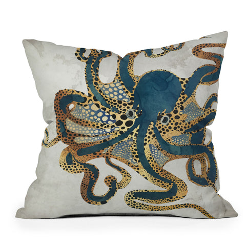 SpaceFrogDesigns Underwater Dream VI Outdoor Throw Pillow