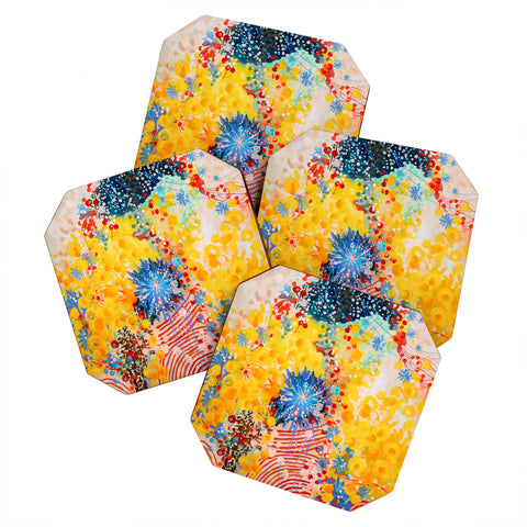 Stephanie Corfee 3 Ring Circus Coaster Set