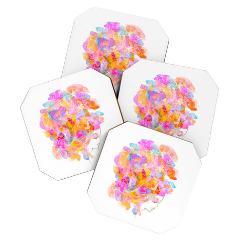 Stephanie Corfee Bouffant Coaster Set