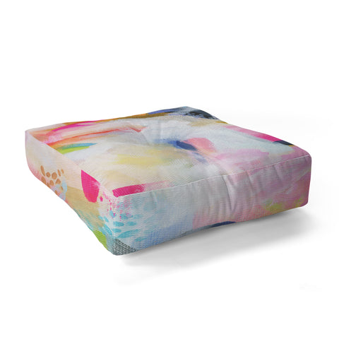 Stephanie Corfee Busy Day Floor Pillow Square