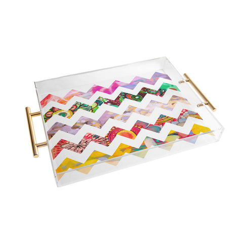 Stephanie Corfee Chevron No 1 Acrylic Tray
