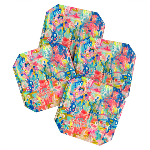 Stephanie Corfee Crazy Town Coaster Set