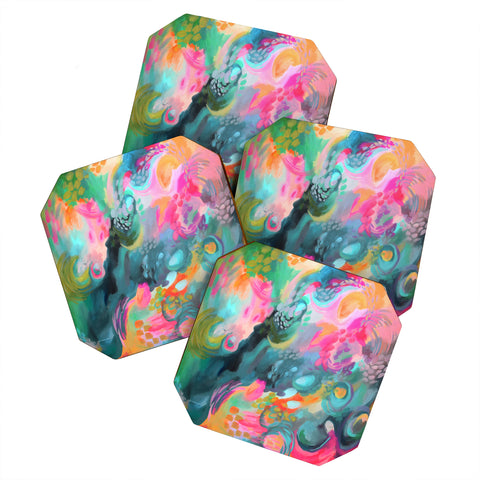 Stephanie Corfee Fairy Pool Coaster Set