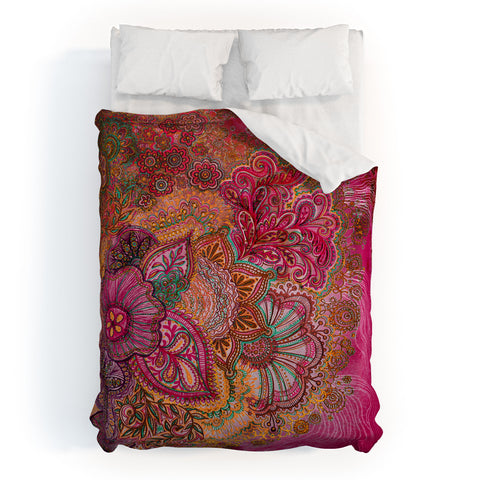 Stephanie Corfee Flourish Berry Duvet Cover