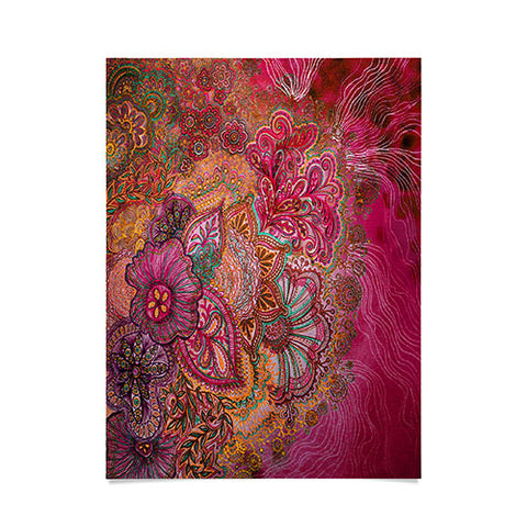 Stephanie Corfee Flourish Berry Poster