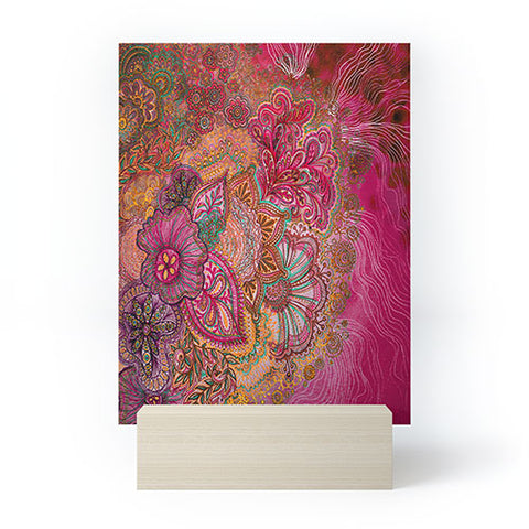 Stephanie Corfee Flourish Berry Mini Art Print