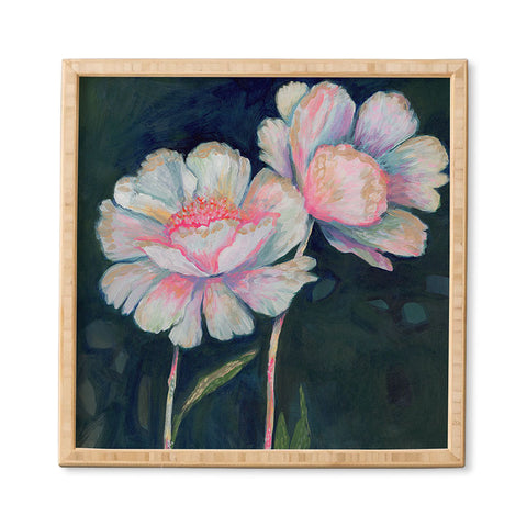 Stephanie Corfee Flowers In The Dark Framed Wall Art