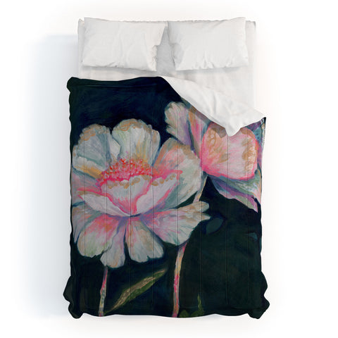 Stephanie Corfee Flowers In The Dark Comforter