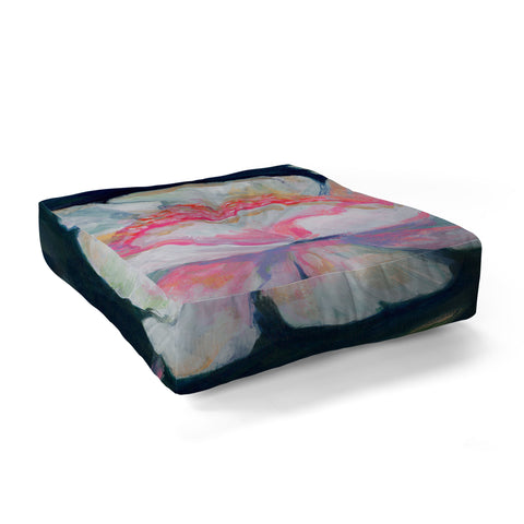 Stephanie Corfee Flowers In The Dark Floor Pillow Square