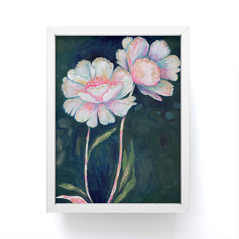 Stephanie Corfee Flowers In The Dark Framed Mini Art Print