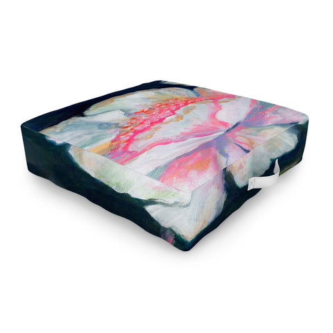 Stephanie Corfee Flowers In The Dark Outdoor Floor Cushion