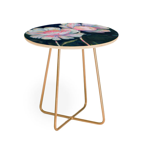 Stephanie Corfee Flowers In The Dark Round Side Table