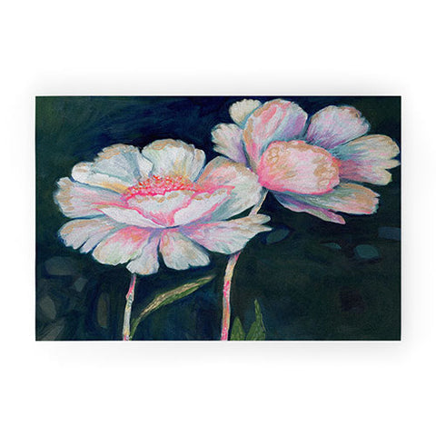 Stephanie Corfee Flowers In The Dark Welcome Mat