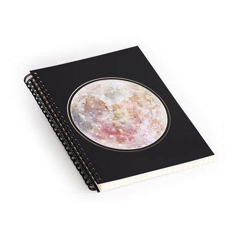 Stephanie Corfee Full Moon I Spiral Notebook
