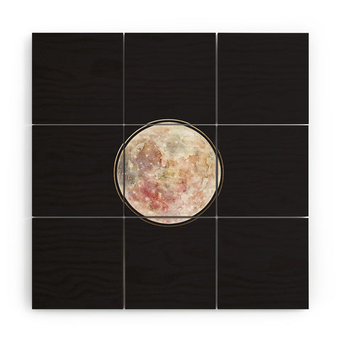 Stephanie Corfee Full Moon I Wood Wall Mural