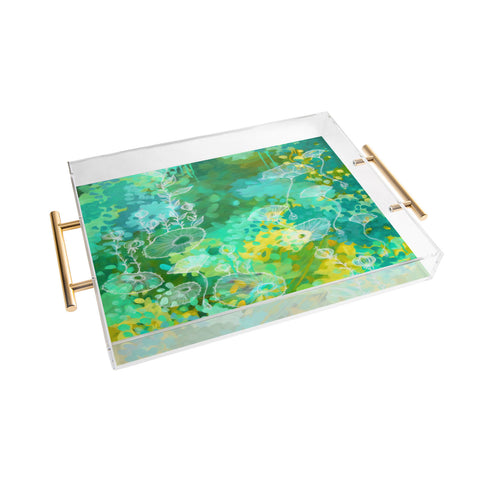 Stephanie Corfee Green Tea Acrylic Tray