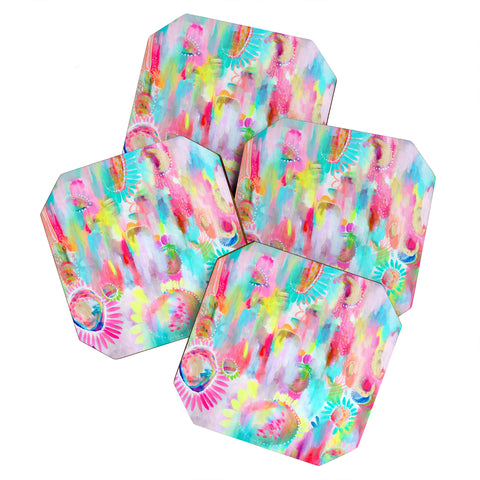 Stephanie Corfee Lollipop Factory Coaster Set