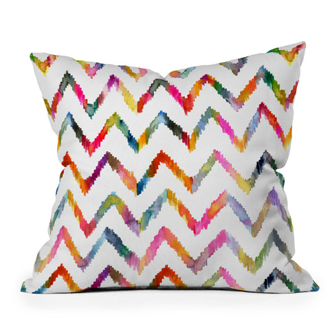 Stephanie Corfee No Ziggity Outdoor Throw Pillow