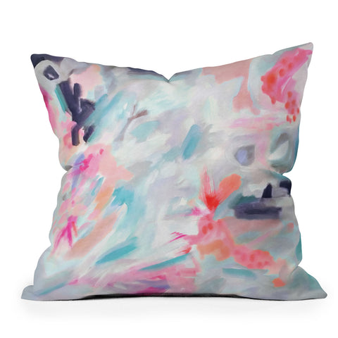 Stephanie Corfee Snorkeling Outdoor Throw Pillow