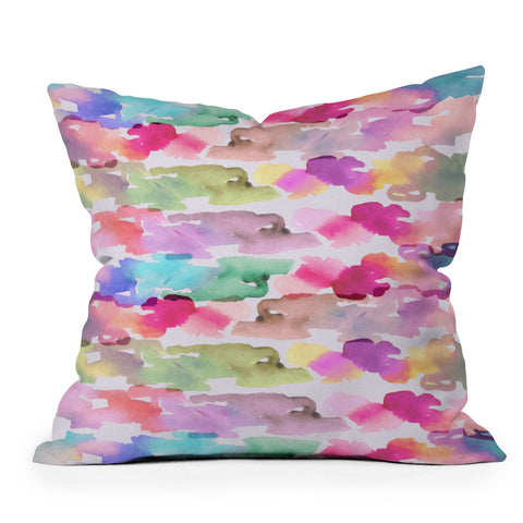 Stephanie Corfee Spun Sugar Outdoor Throw Pillow