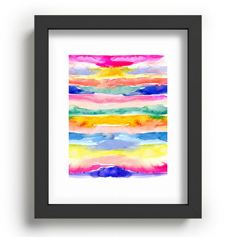 Stephanie Corfee Swooshy Stripes Recessed Framing Rectangle