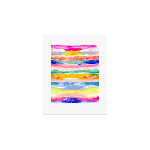 Stephanie Corfee Swooshy Stripes Art Print