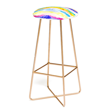 Stephanie Corfee Swooshy Stripes Bar Stool