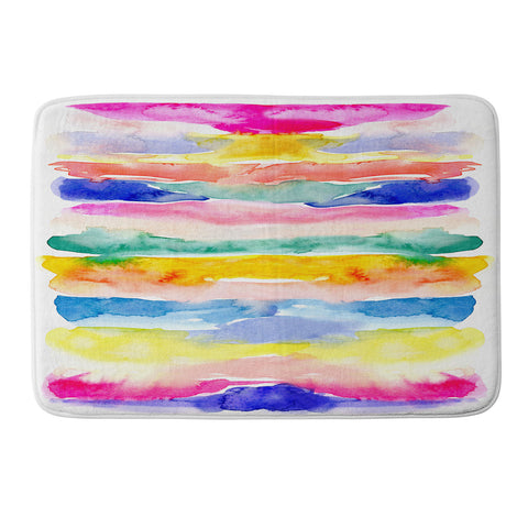 Stephanie Corfee Swooshy Stripes Memory Foam Bath Mat