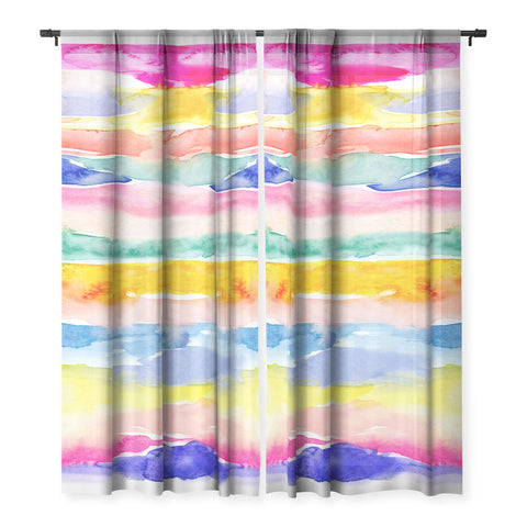 Stephanie Corfee Swooshy Stripes Sheer Non Repeat