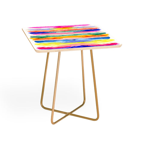 Stephanie Corfee Swooshy Stripes Side Table