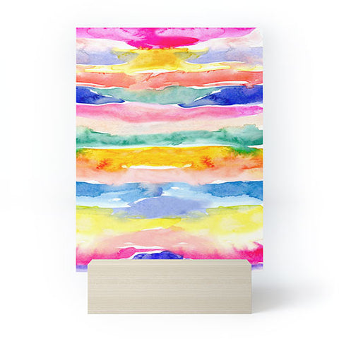 Stephanie Corfee Swooshy Stripes Mini Art Print