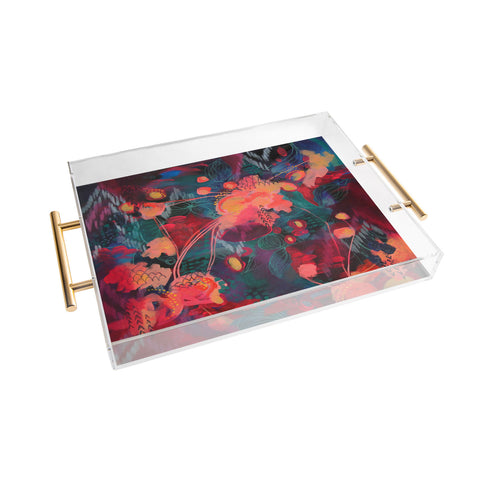 Stephanie Corfee We Are All Connected Acrylic Tray
